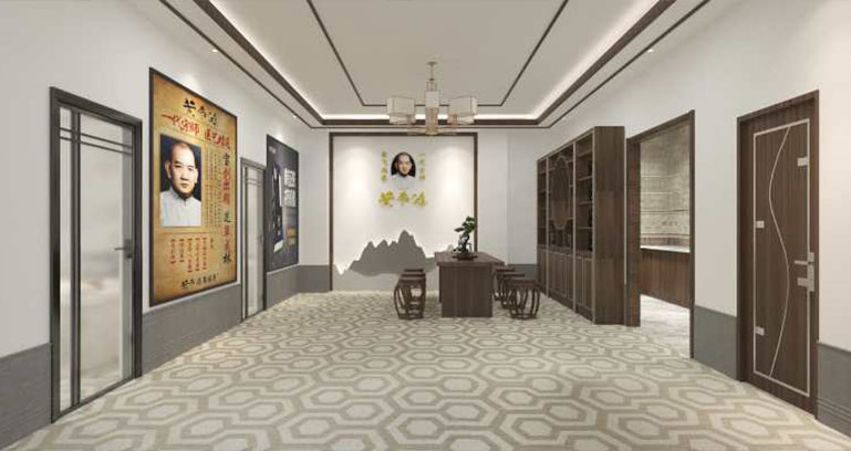 黄飞鸿热灸馆形象店展示